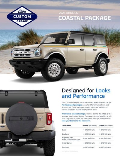 2026 Ford Bronco Outer Banks Coastal Package