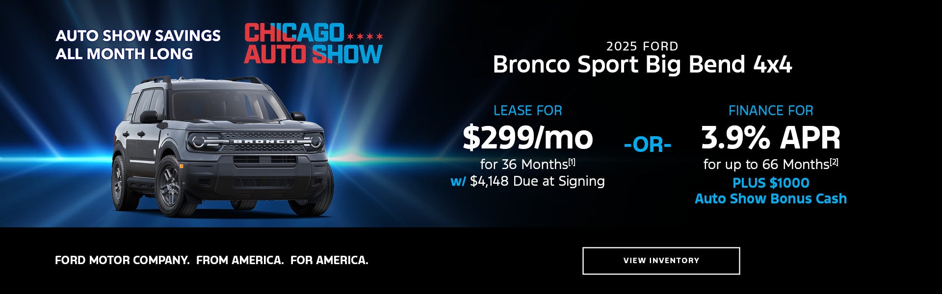 Bronco Sport Offer
