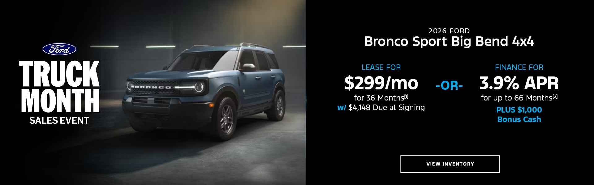 Bronco Sport Offer