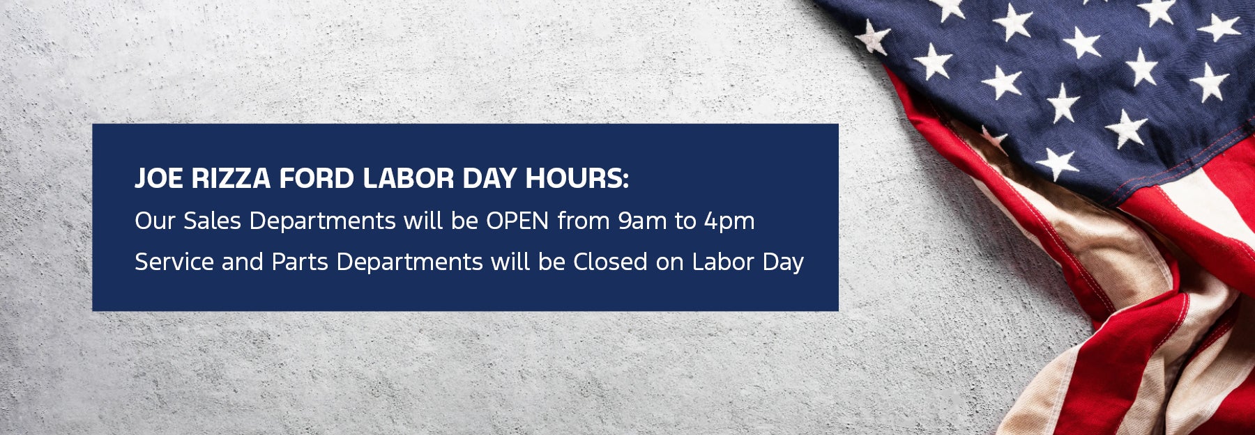 Labor Day Hours