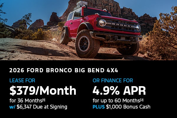 2026 Ford Bronco Big Bend 4x4